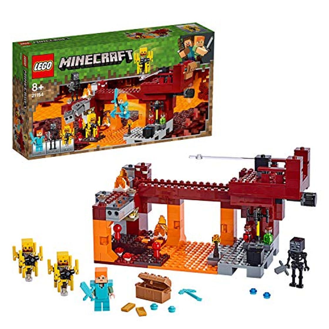 Product LEGO Minecraft - El Puente del Blaze, Set de construcción inspirado en