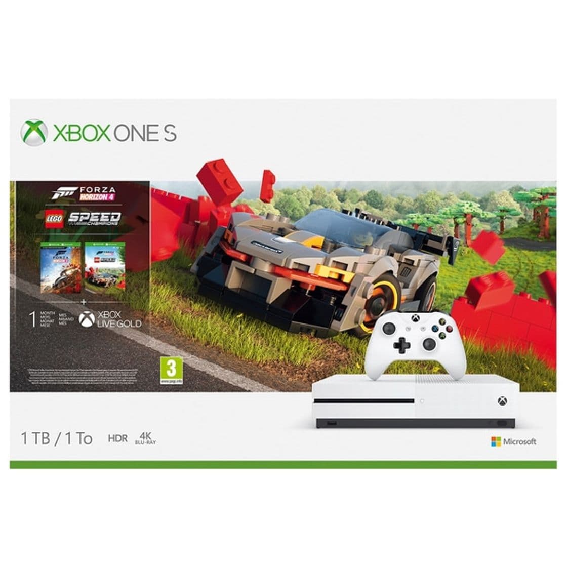 Fashion XBOX ONE S + FORZA HORIZONS