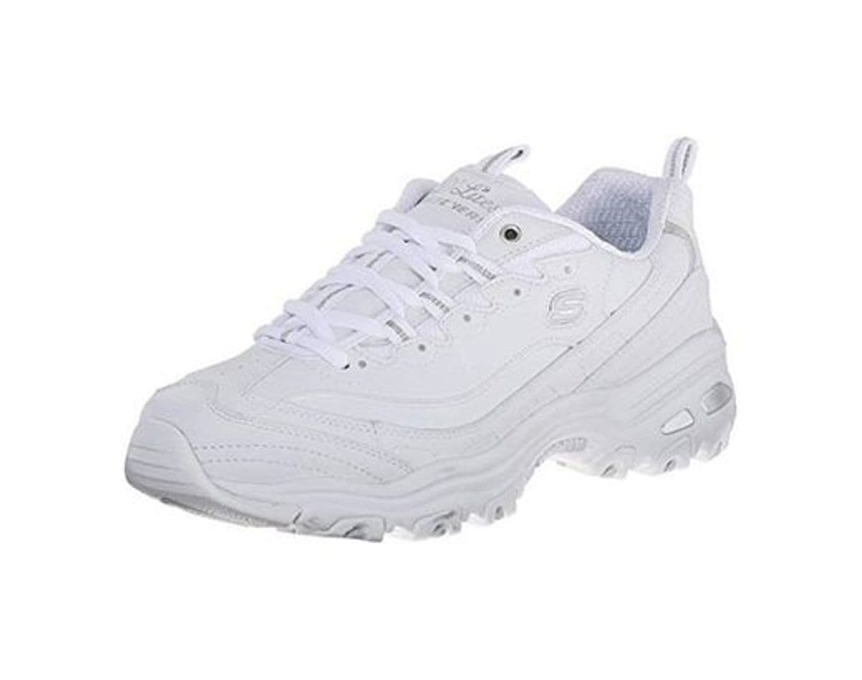 Fashion Skechers 11936, Zapatillas para Mujer, Blanco