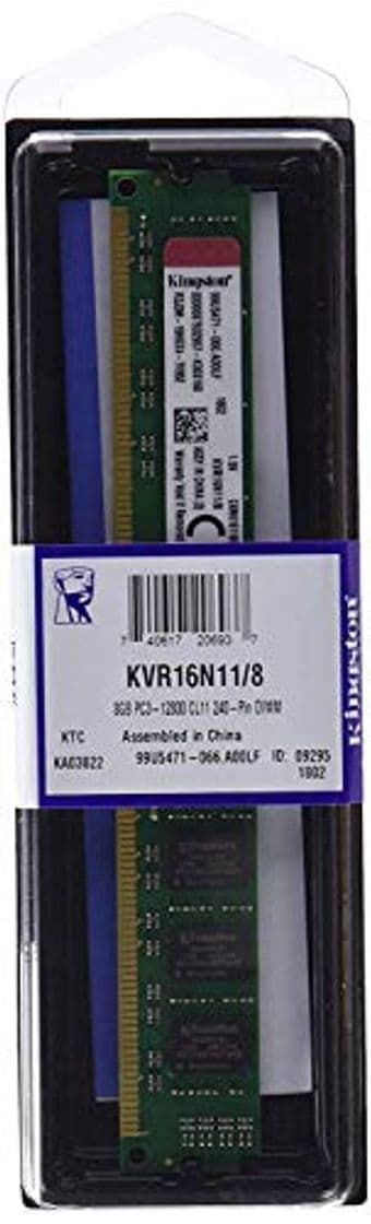 Product Kingston KVR16N11/8 - Memoria RAM de 8 GB