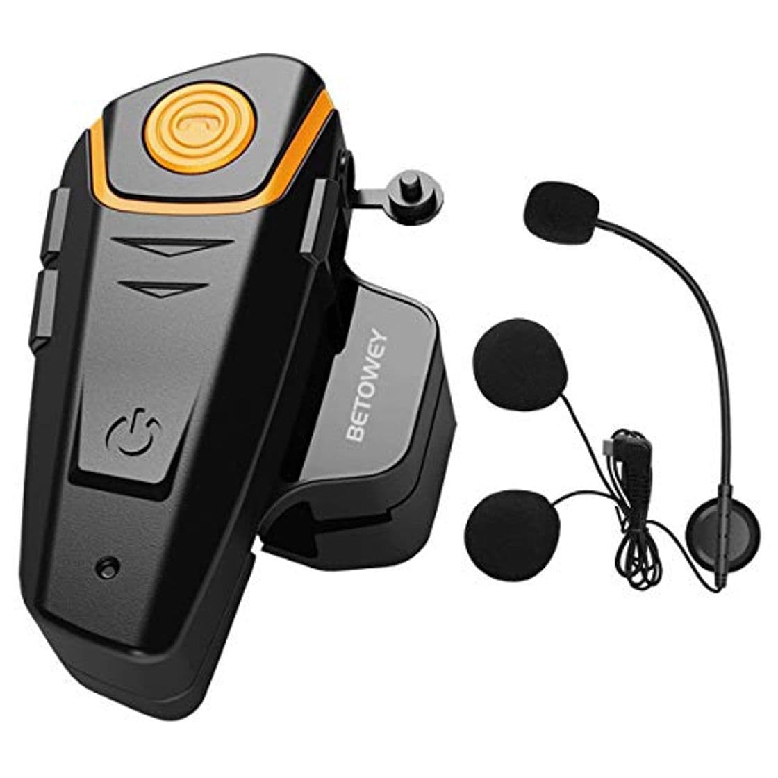 Product 1x BT S2 Intercomunicador Casco Moto, BETOWEY 1000m Bluetooth Headset Motorcycle Intercom