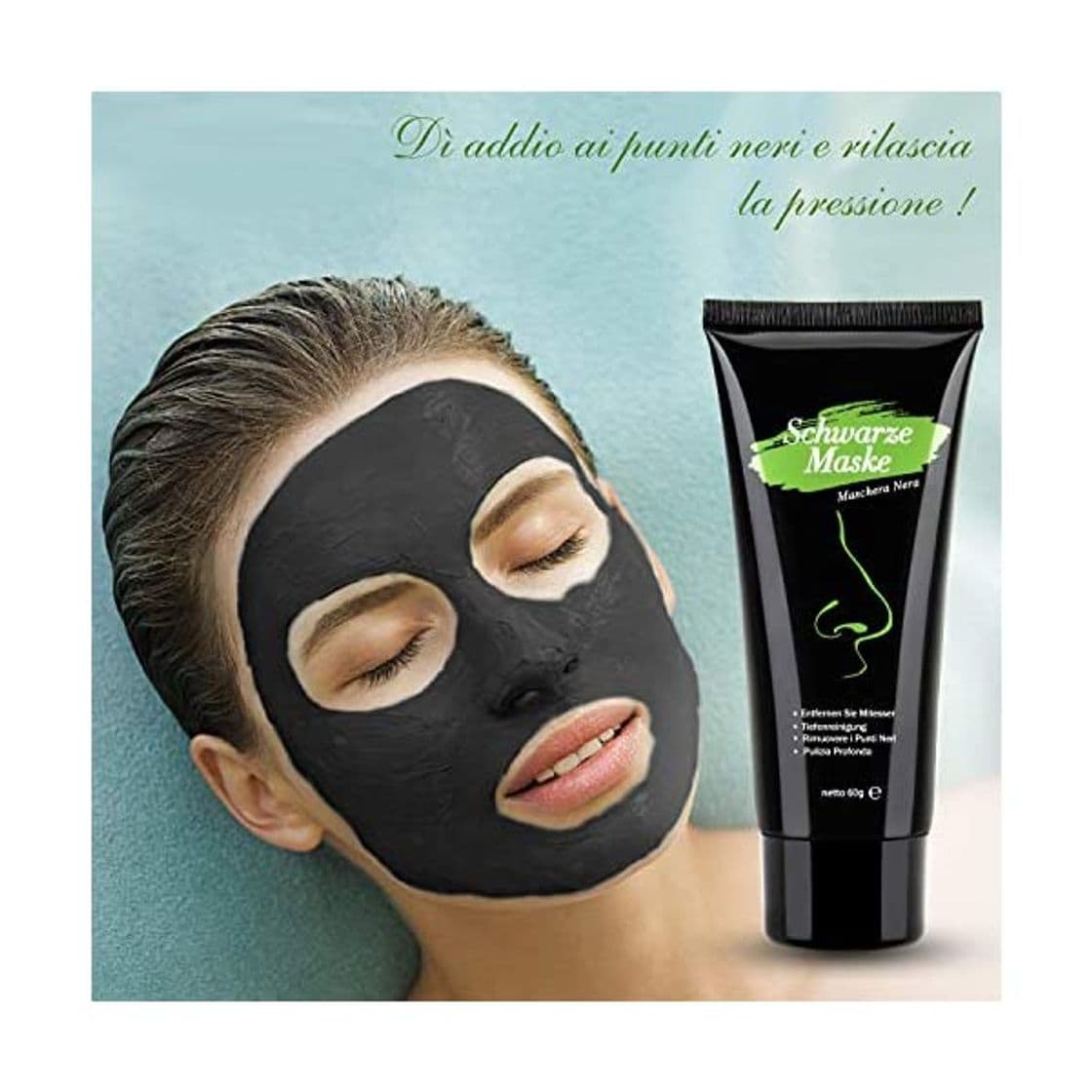 Beauty Mascarilla Negra para Puntos Negros Y Acné