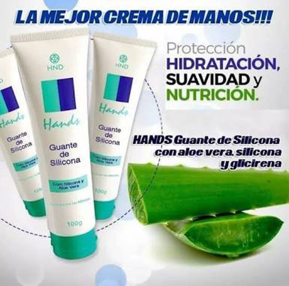 Moda Crema de manos Guante de silicona 