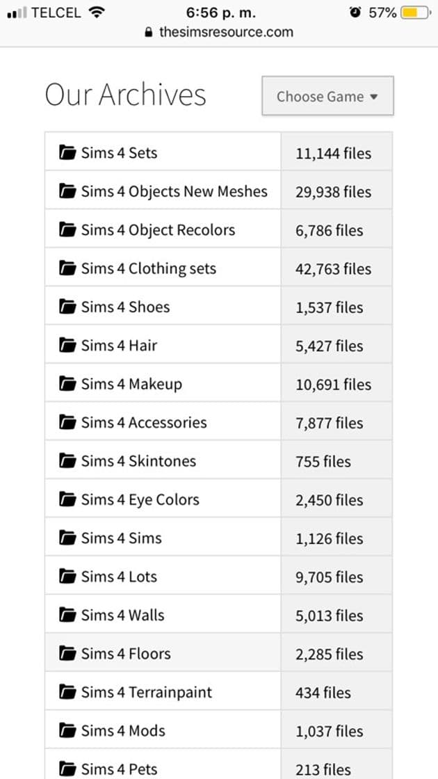 Moda Sims 4 páginas de CC