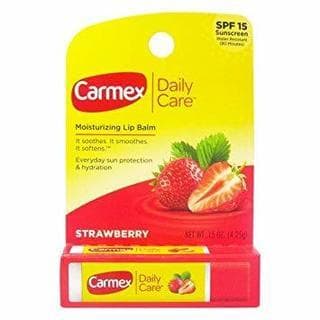 Lugar Carmex Click-Stick Moisturizing Lip Balm SPF 15 Strawberry 0.15 oz by Carmex