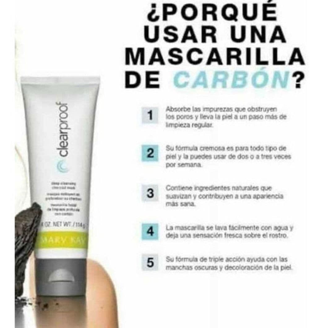 Moda Mascarilla de carbón activado. —Mary Kay 