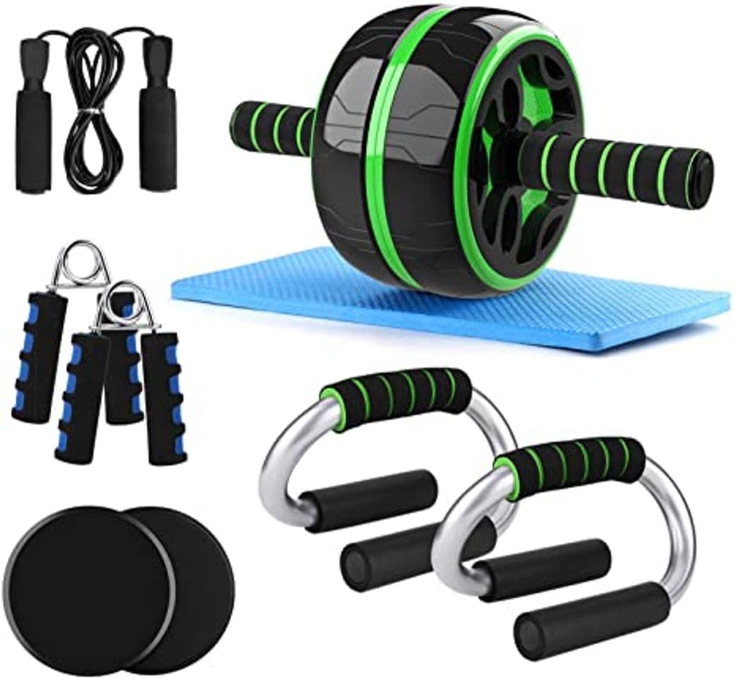 Fitness Juego de entrenamiento Odoland [3 en 1] - Entrenador abdominal AB Roller