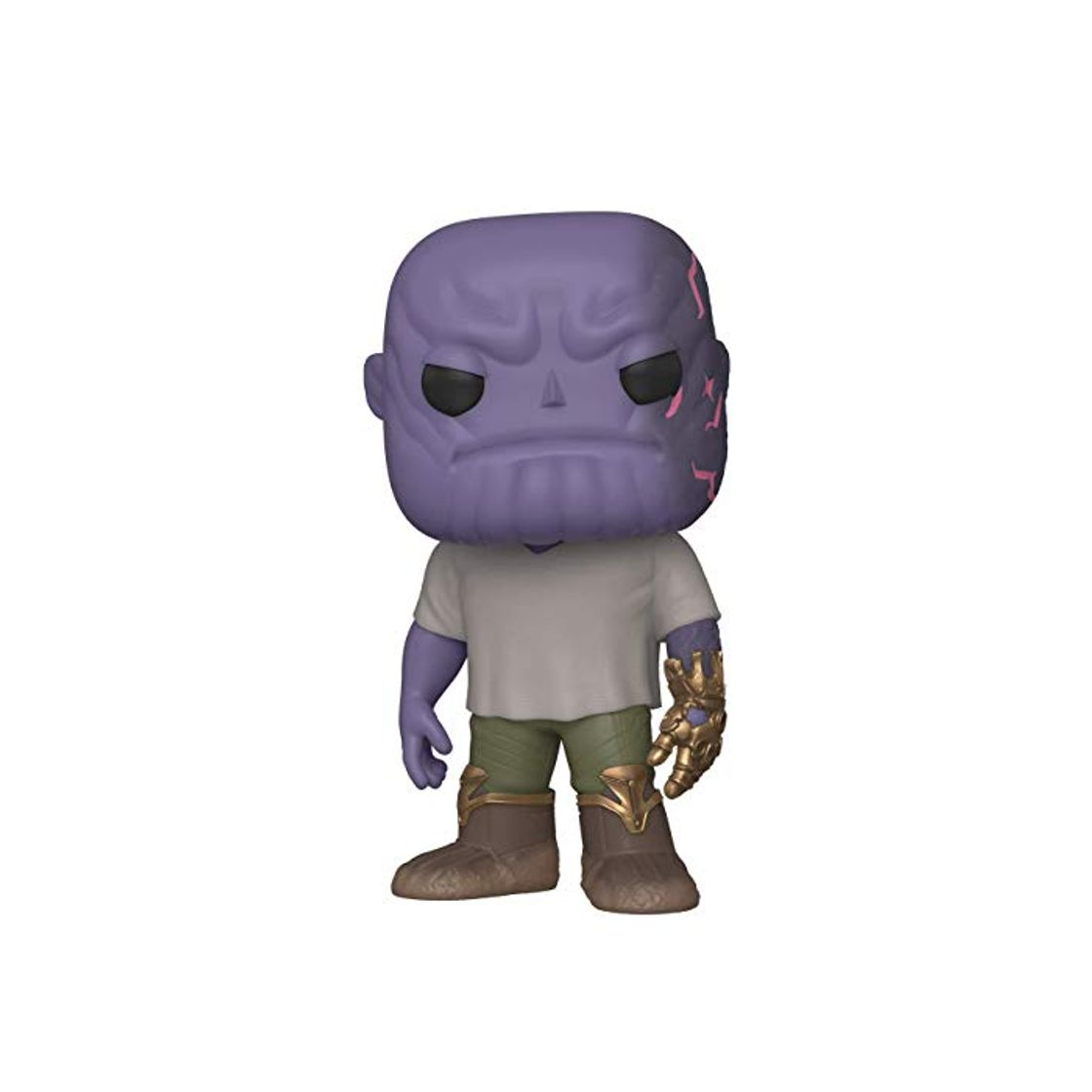 Juego Funko- Pop Marvel: Endgame-Casual Thanos w/Gauntlet Collectible Toy, Multicolor