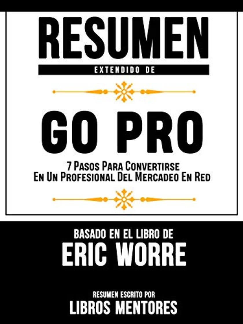 Book Resumen Extendido De GO PRO