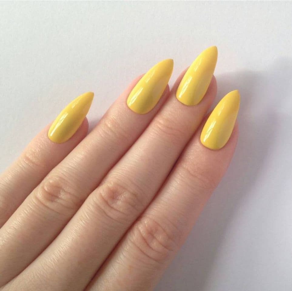 Moda Uñas amarillas 💛