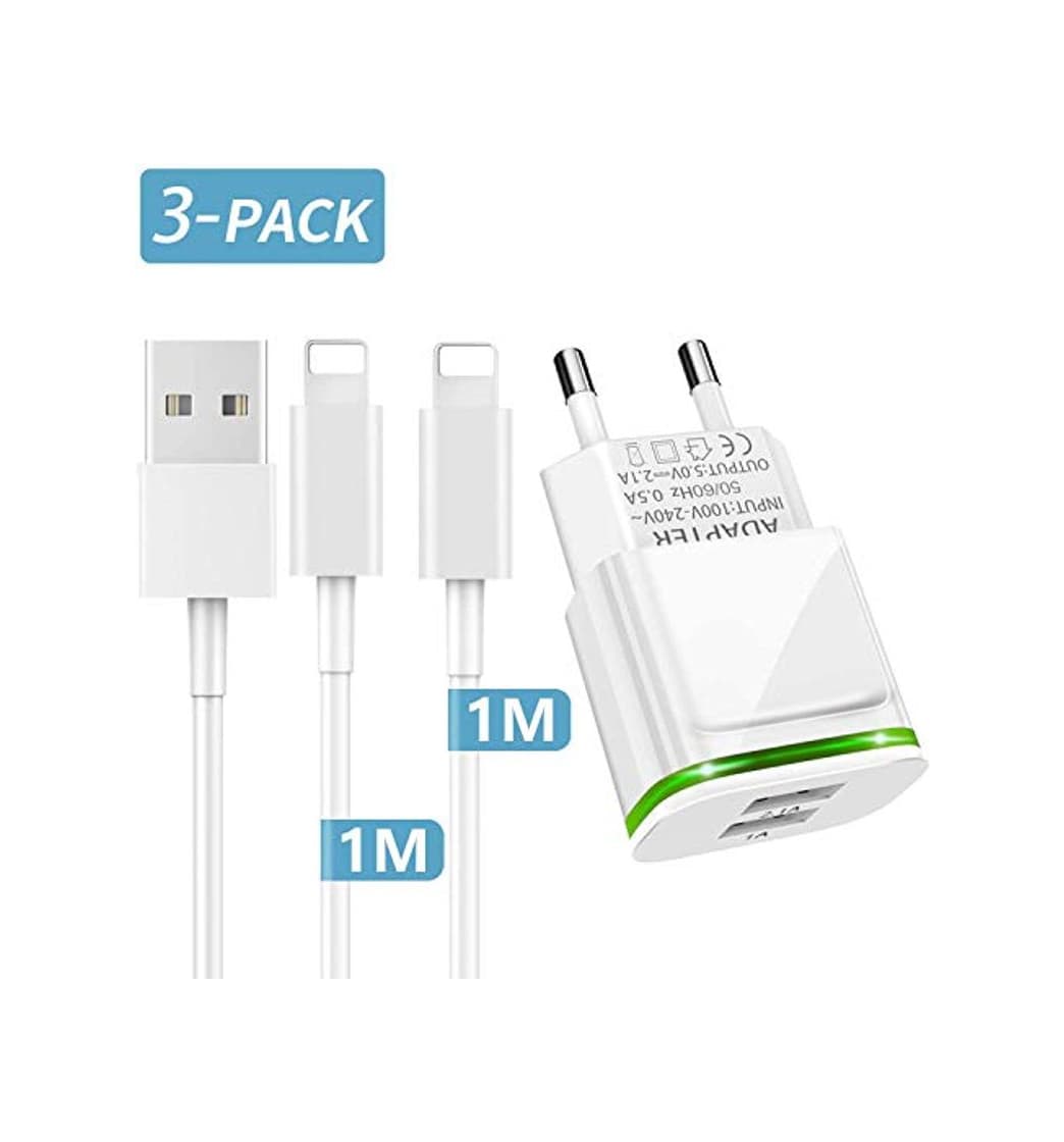 Producto PICILOO Cargador Phone, 3-Pack 1M Cable