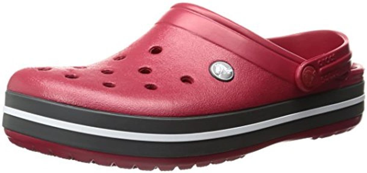 Fashion Crocs Crocband U, Zuecos Unisex Adulto, Rojo