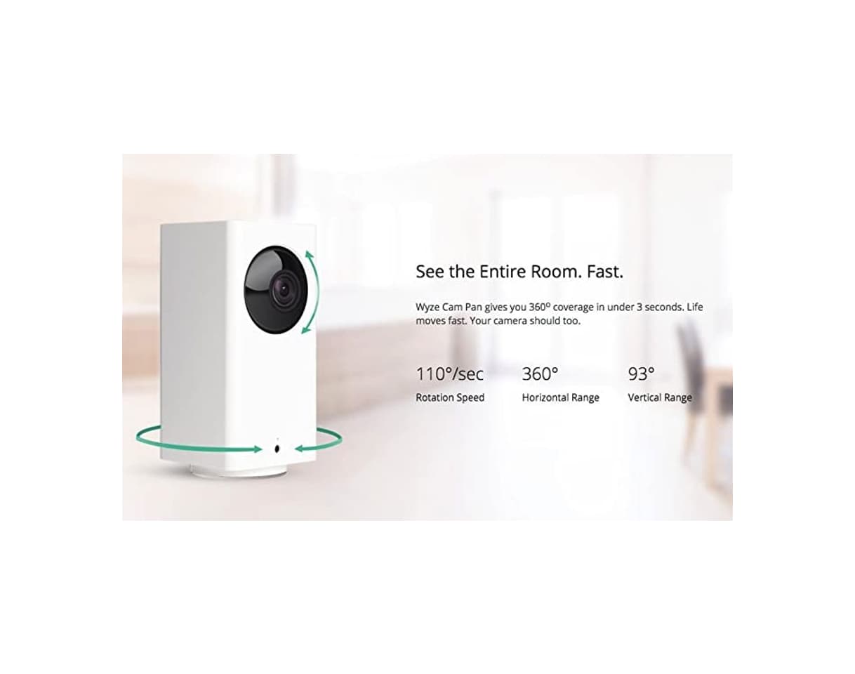 Product Cámara Wyze Pan 1080P – Cámara de Interior Inteligente Wi-Fi para la casa con