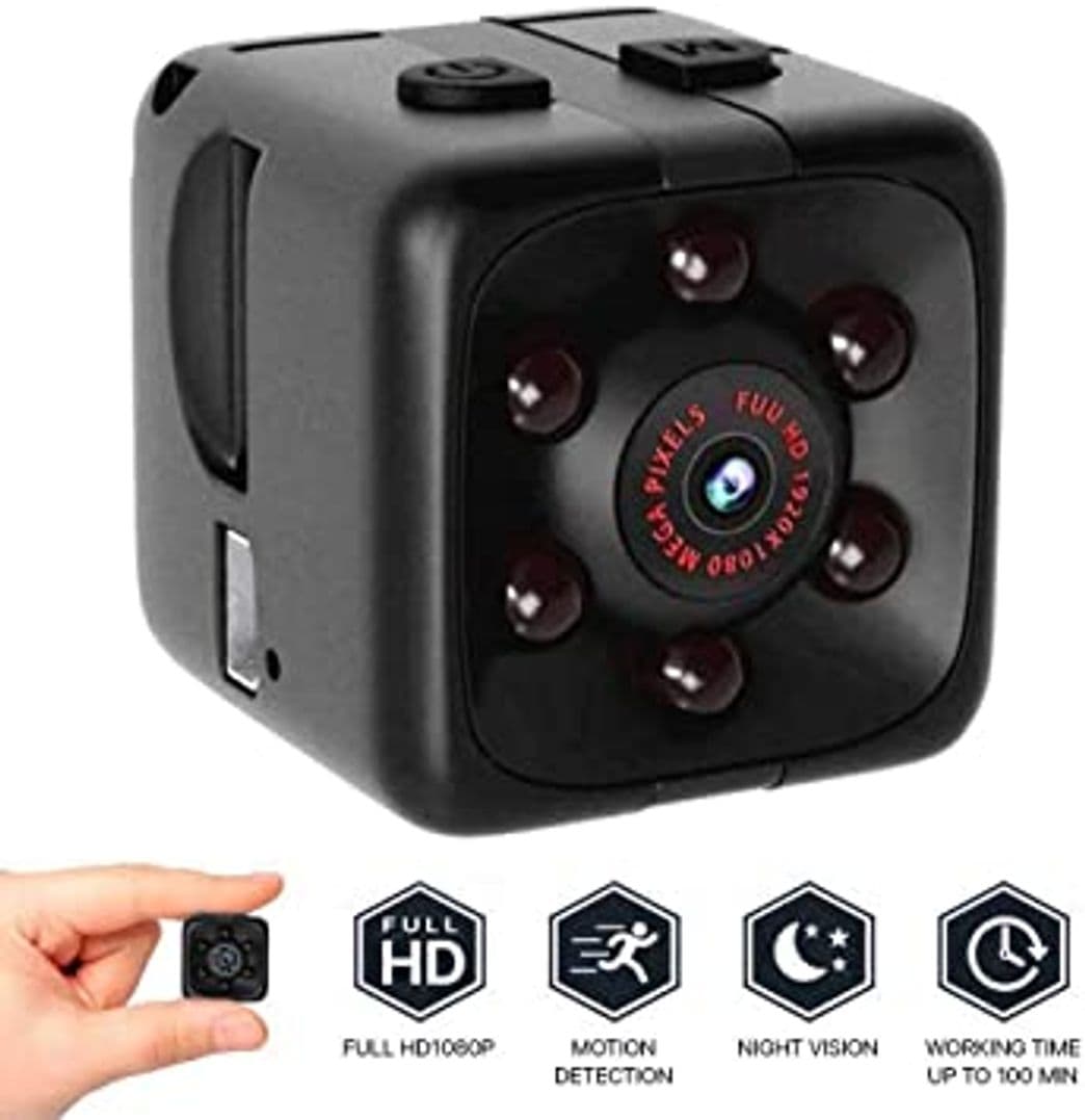 Product Camara espia wifi ZIMAX es de Las camaras espias ocultas mas vendidas 1080P HD Cámara de Vigilancia Portátil Secreta y Compacta con Detector de Movimiento IR y Visión Nocturna Seguridad