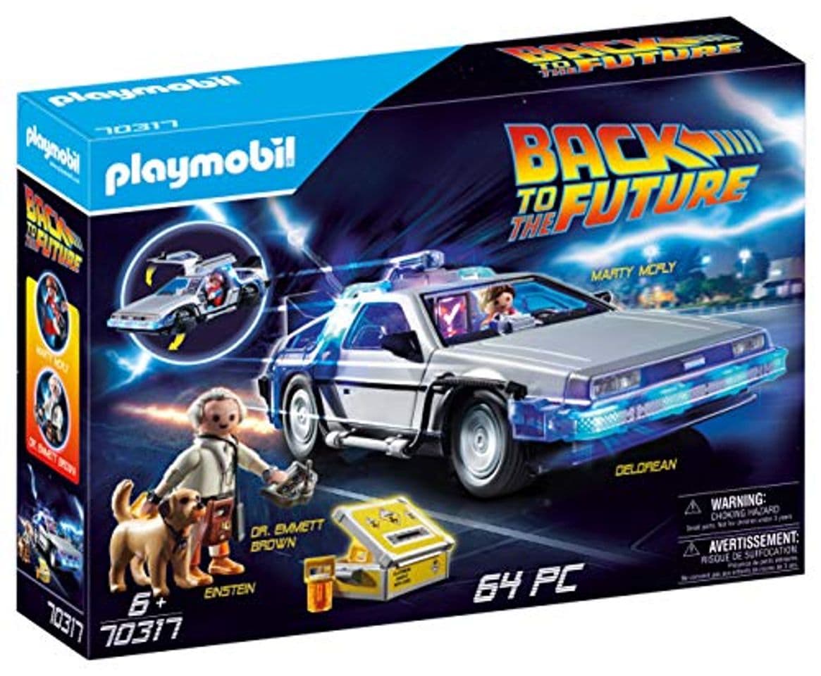 Product PLAYMOBIL- Back to The Future Delorean con Efectos de Luz, A Partir