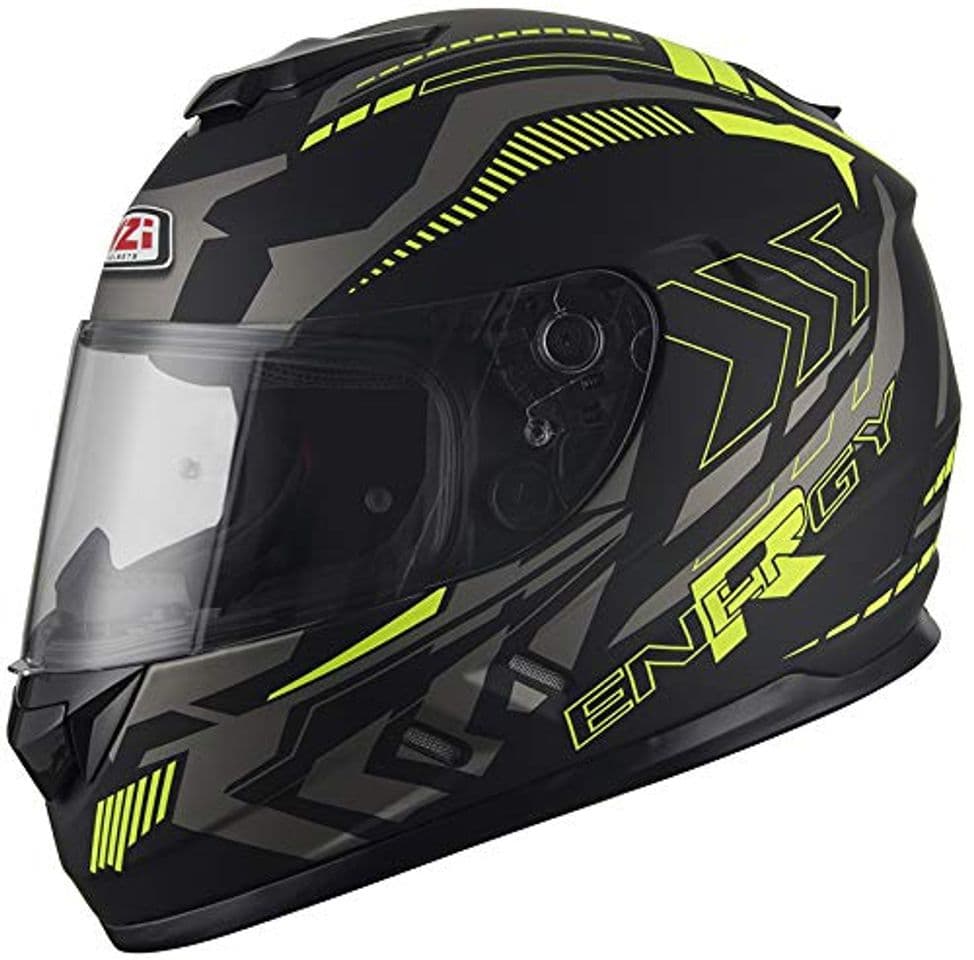 Product NZI - Casco Fusion Energy Negro-Amarillo Mate HOMOLOGADO