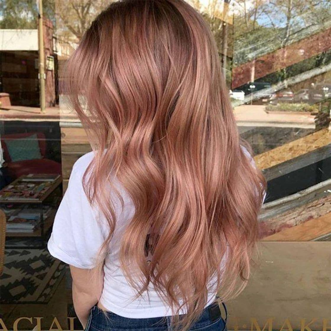 Moda Rose gold hair 