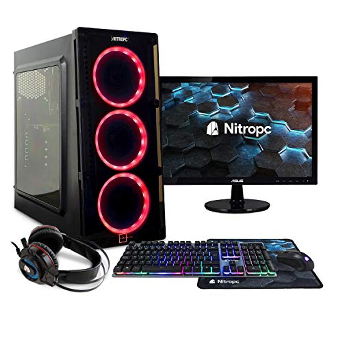 Producto NITROPC - PC Gaming Pack Bronze Rebajas | PC Gamer (CPU Ryzen