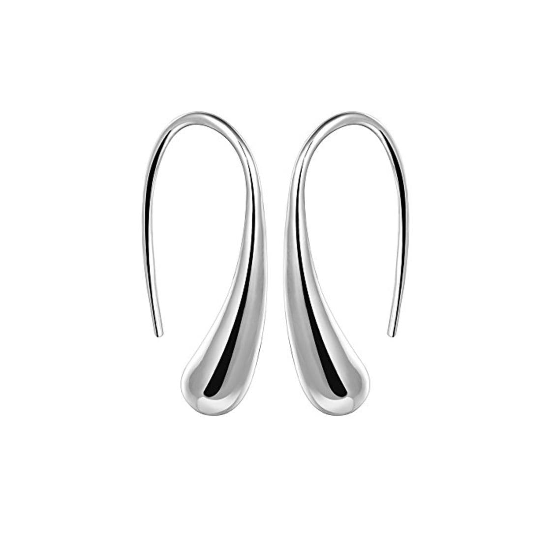 Product YAZILIND elegante joyer¨ªa de dise?o simple plata plateado gotas de agua aretes