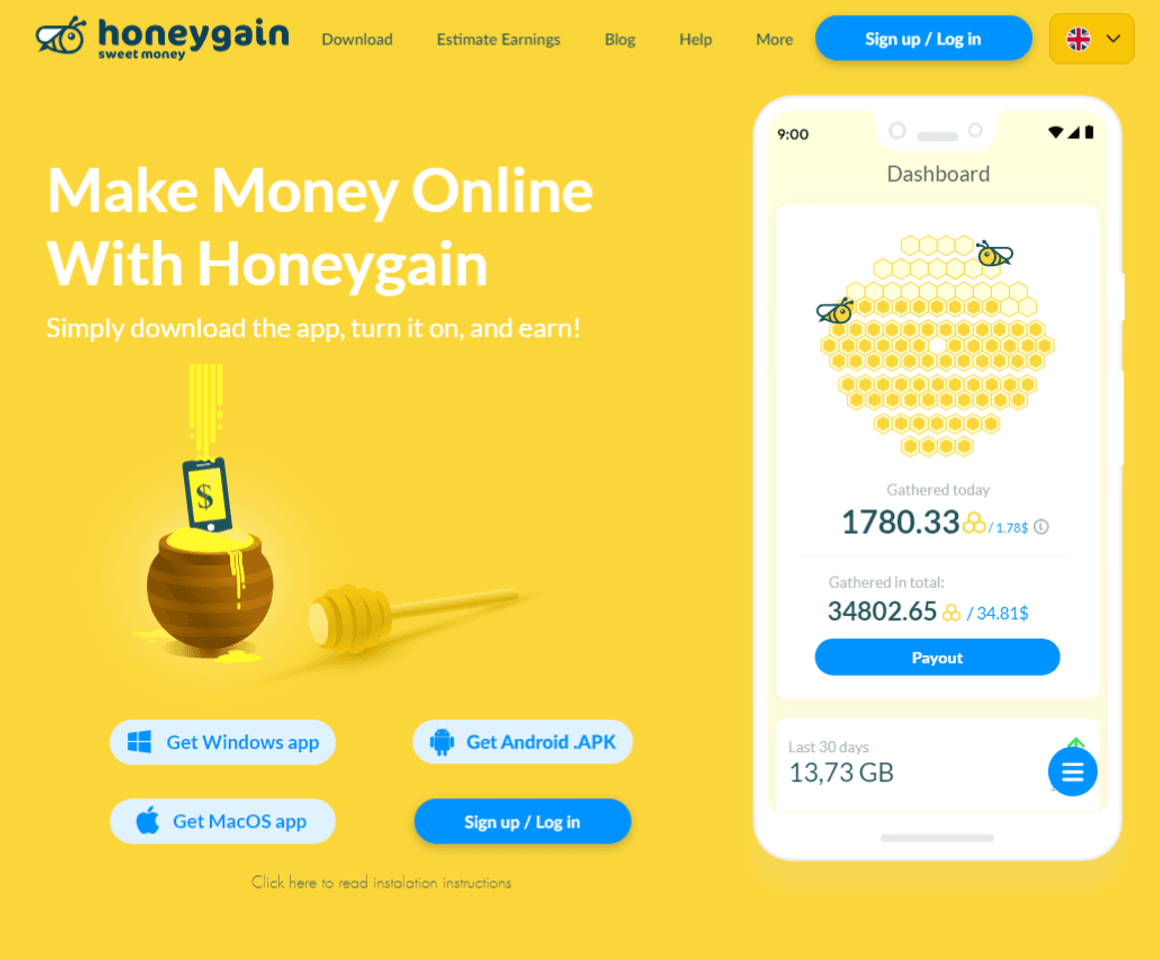 App Honeygain