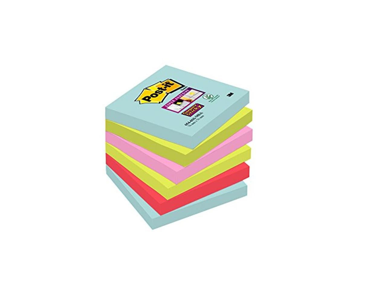 Producto Post-It 70005291227 - Post-it Super Sticky - Pack de 6 blocs notas