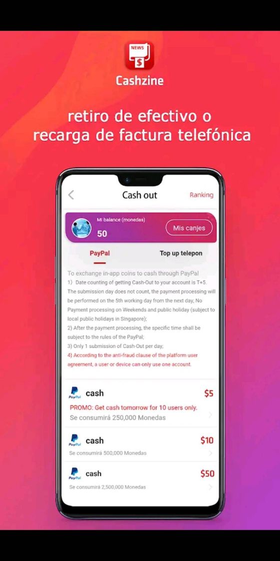 App Cashzine 