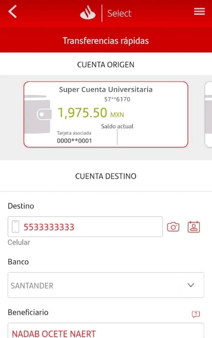 App Santander Movil