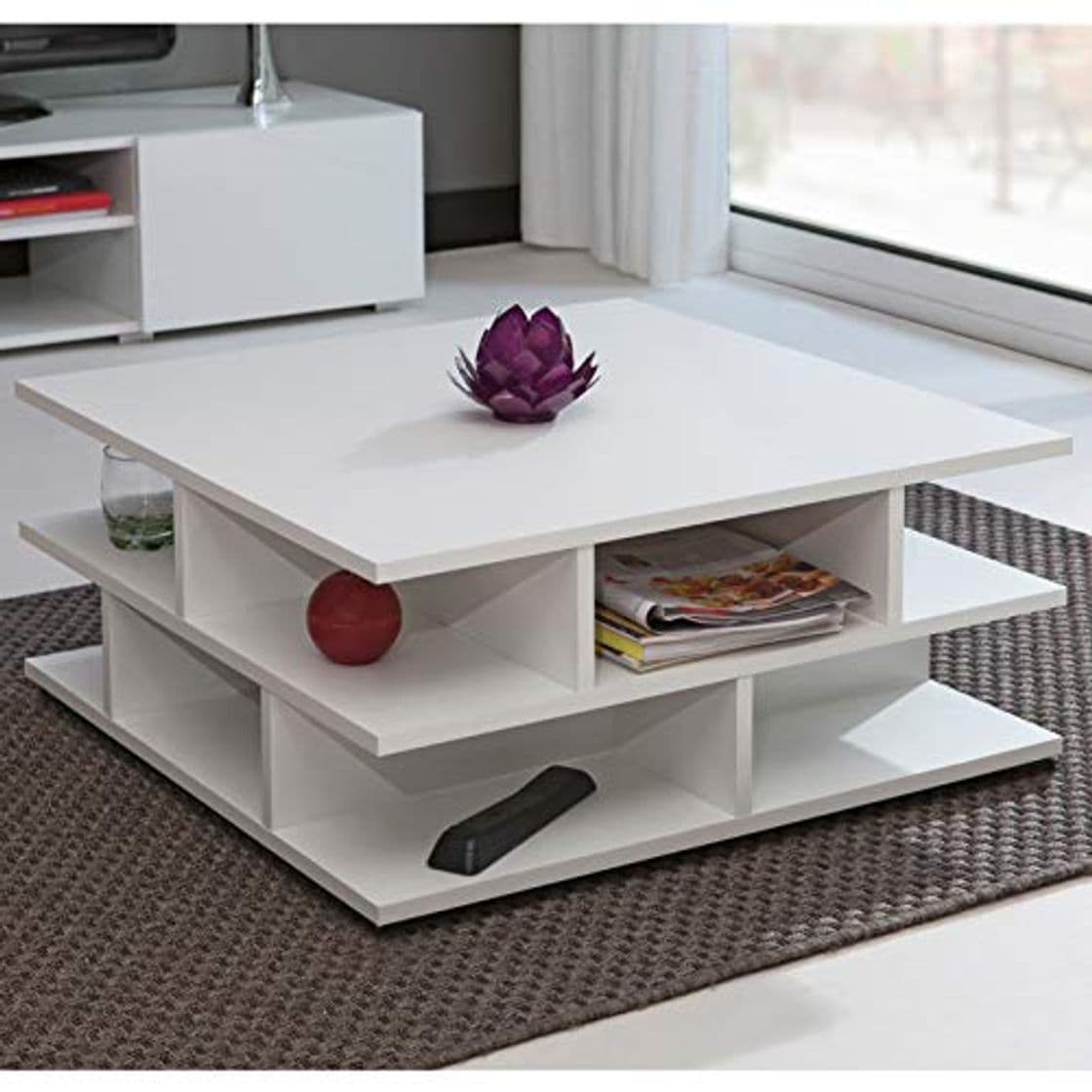 Product Marca Amazon - Movian Segre - Mesa de centro, 70 x 70 x