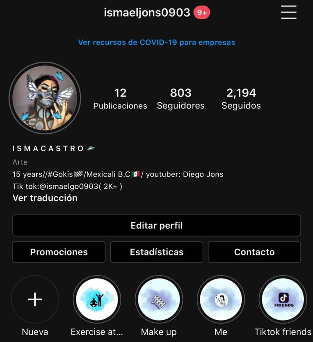 App Perfil personal de Instagram