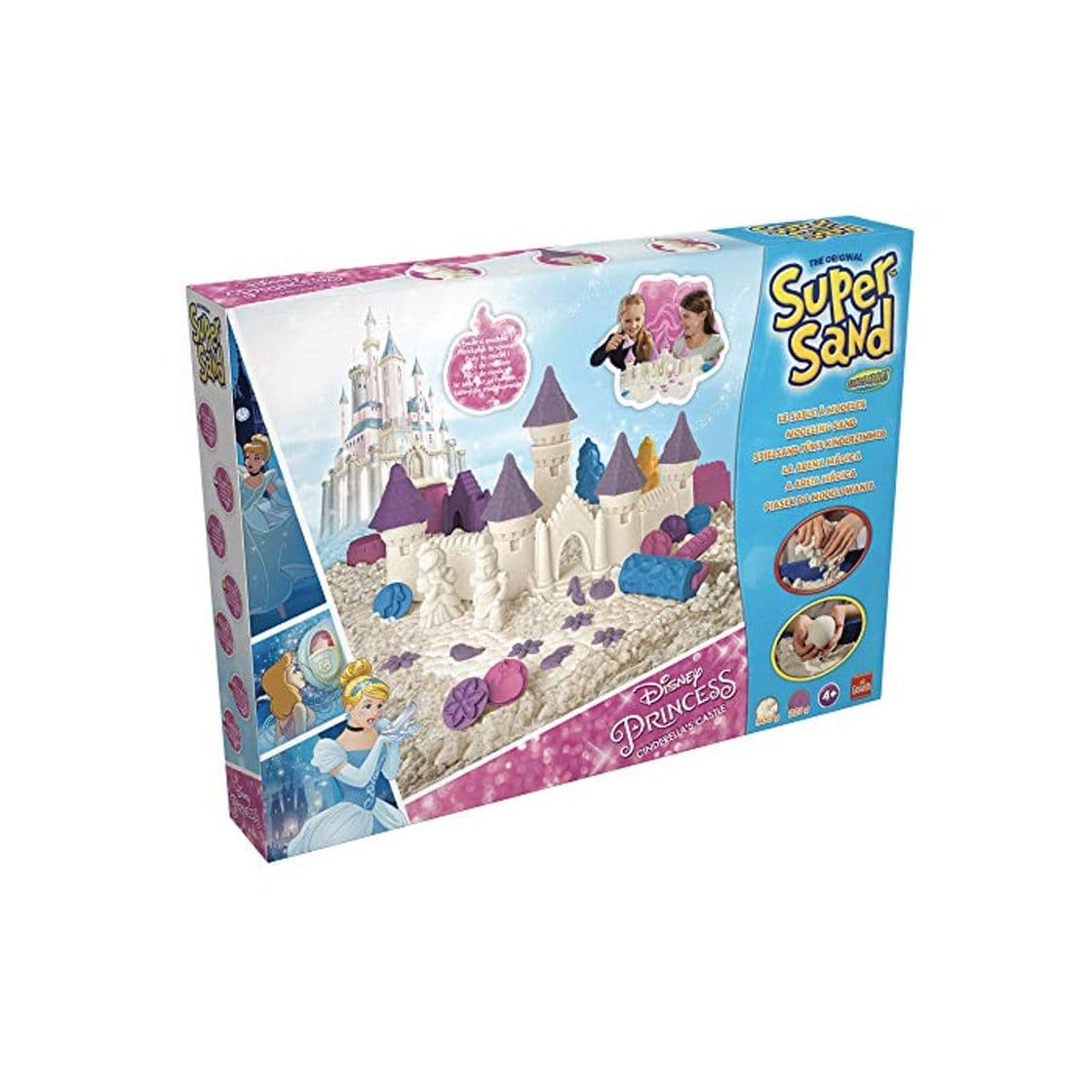 Producto Súper Sand-83253 Disney Princess Castillo de Cenicienta, Arena Mágica para Niñas