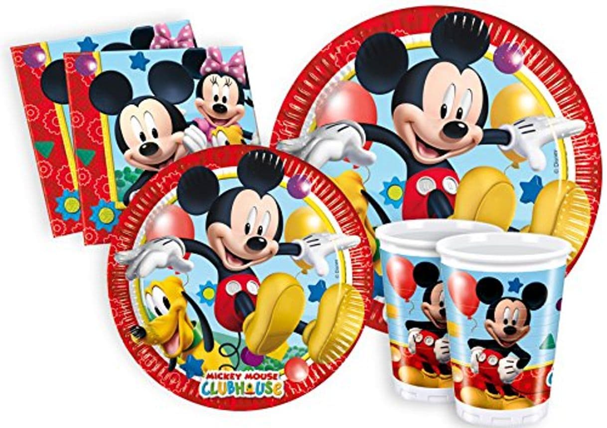 Producto Ciao y2495 – Kit Party Fiesta de tabla Mickey Mouse Club House Para 24 Personas