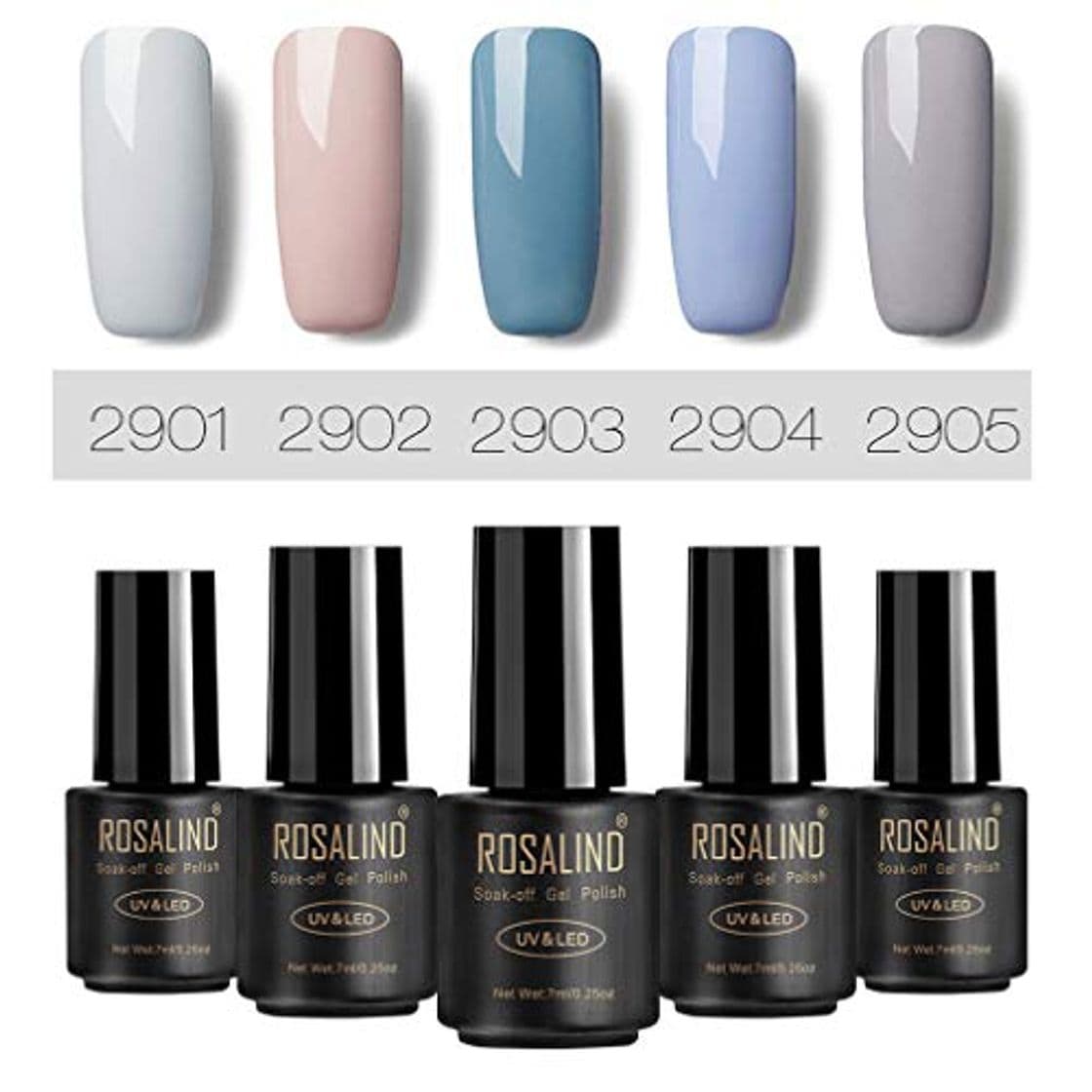 Producto ROSALIND Gris Esmaltes de gel de uñas