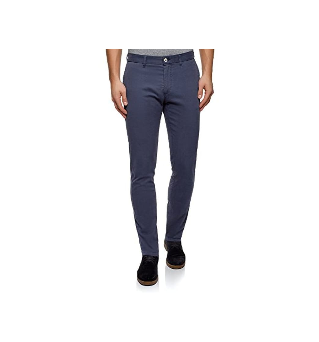 Product oodji Ultra Hombre Pantalones Chinos de Algodón