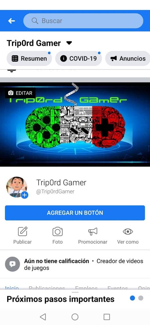 Moda Página de fb, creador de contenido gamer