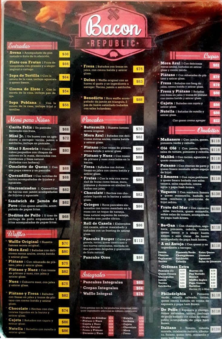 Restaurants Bacon Republic Mexicali