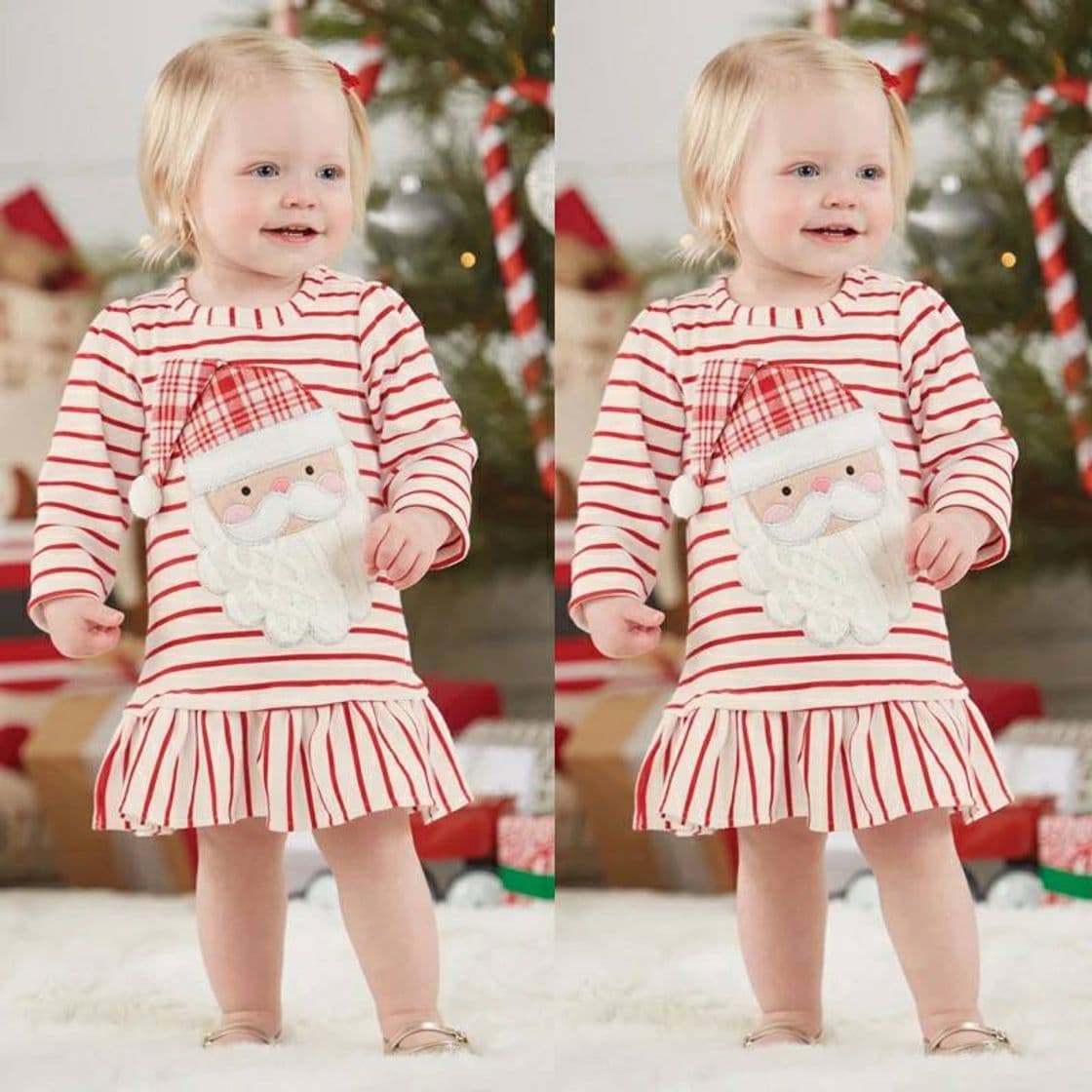 Moda Vestido navideño babys