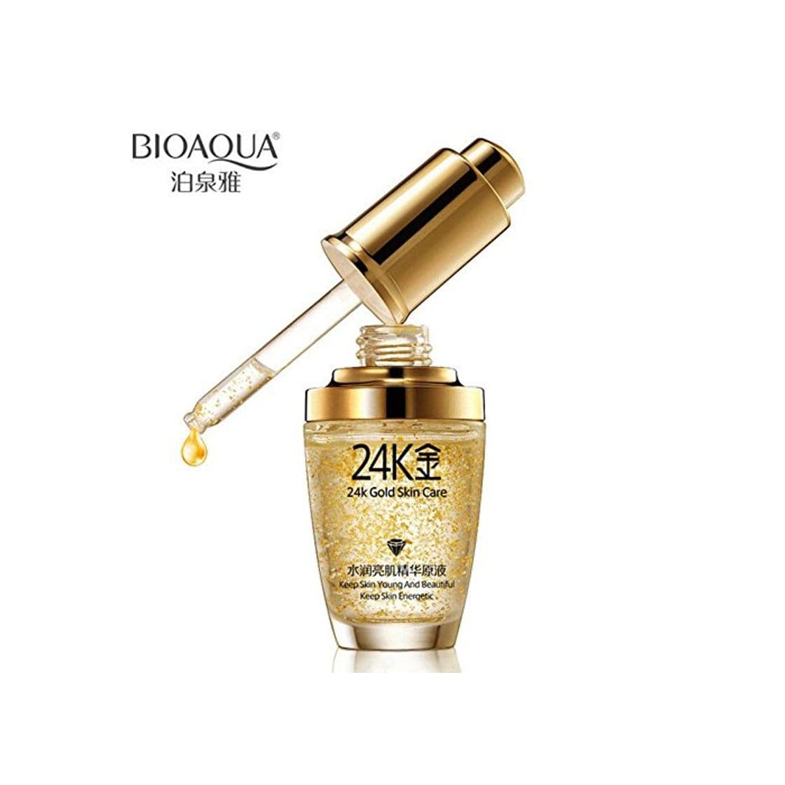 Producto BIOAQUA 24 K Gold Essence Colágeno Piel Cara Hidratante Ácido Hialurónico Máscara