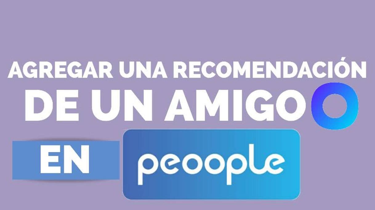 Moda ¿Como Agregar Recomendaciones?