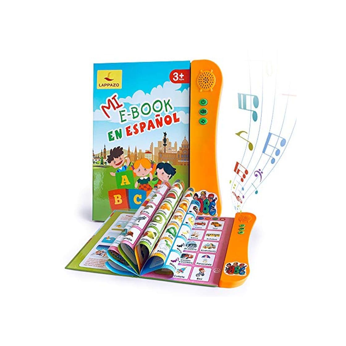 Product Libro Electrónico de Sonido en Español Juguetes de Aprendizaje para Bebés Niños