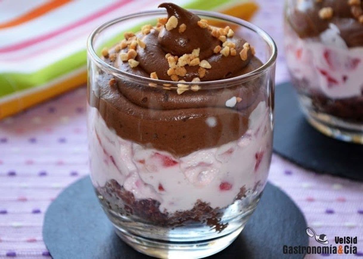 Moda Fresas con crema y chocolate