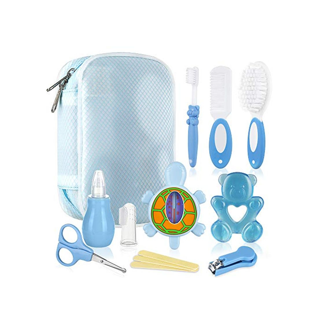 Producto Lictin Set para Cuidado del Bebé-10 Piezas Kit de Aseo para Bebés