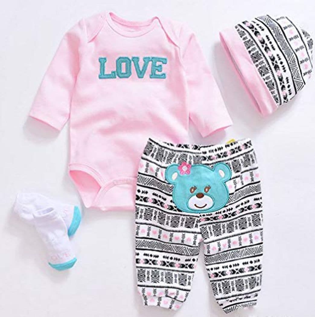 Producto LLX Moda Ropa De Bebé Recién Nacido Reborn Baby Girl Doll Ropa