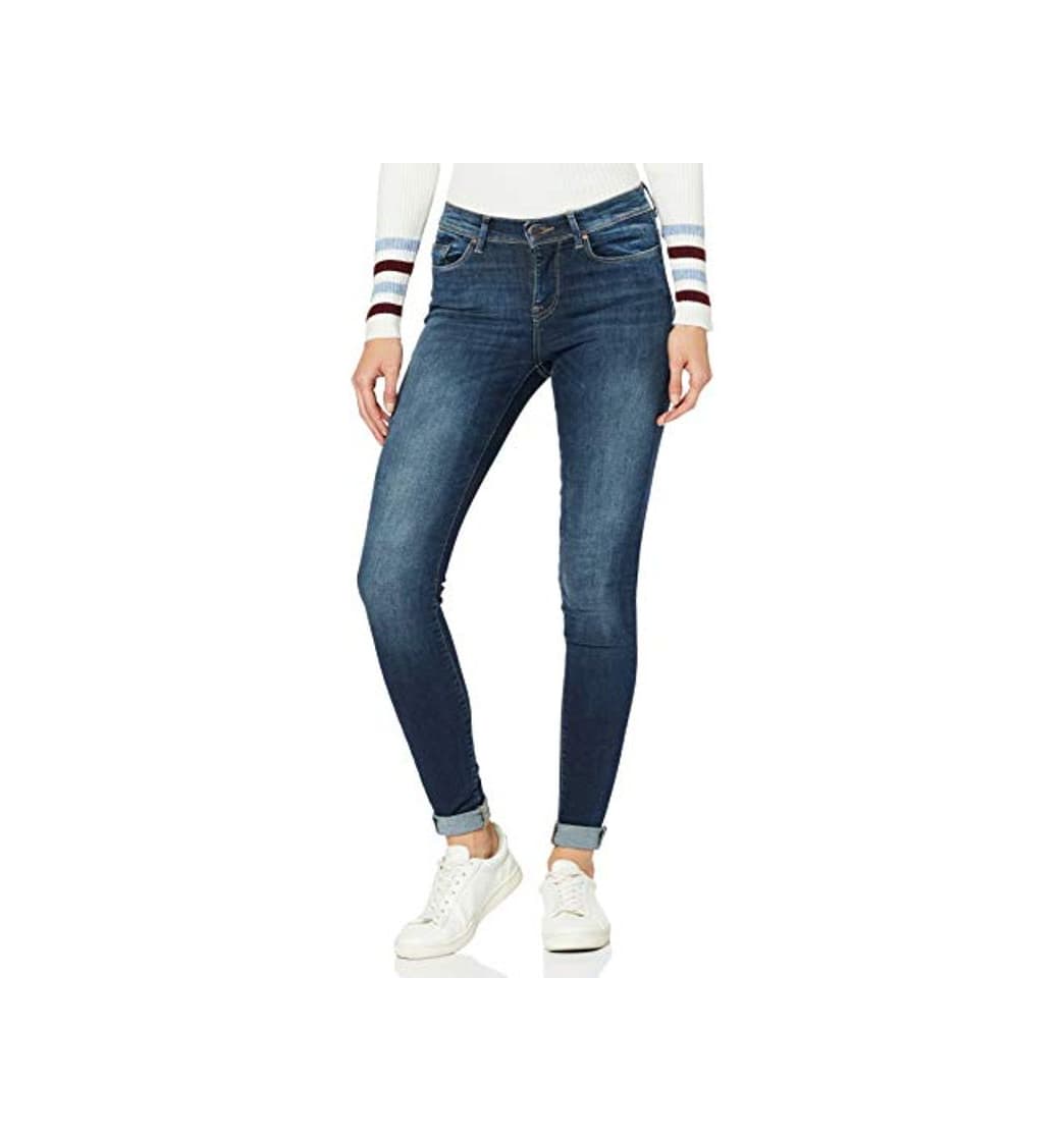 Producto Elara Jeans para Mujer Boyfriend Baggy Botones Chunkyrayan Azul Oscuro C613MK