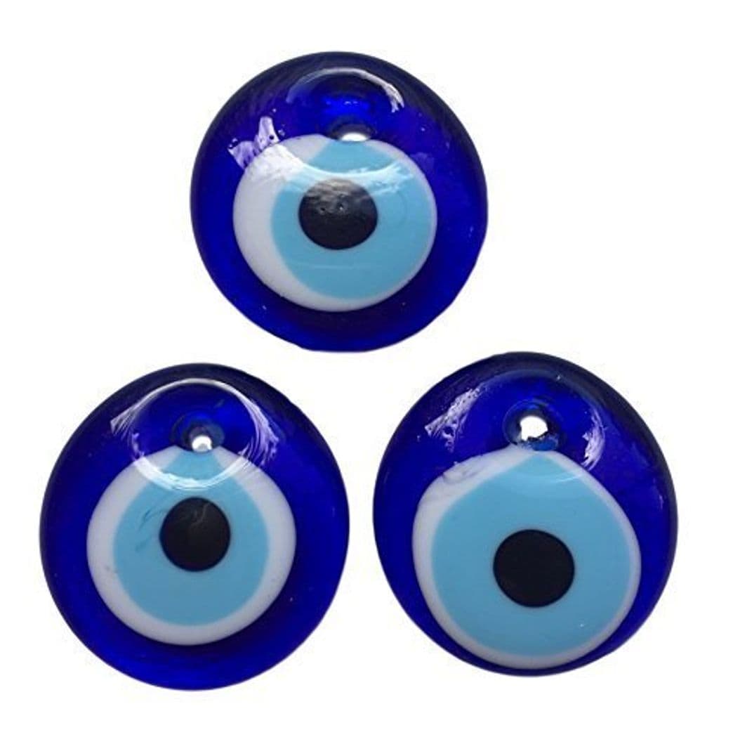 Producto 3 ojos turco para colgar- cristal contra el mal de ojo azul