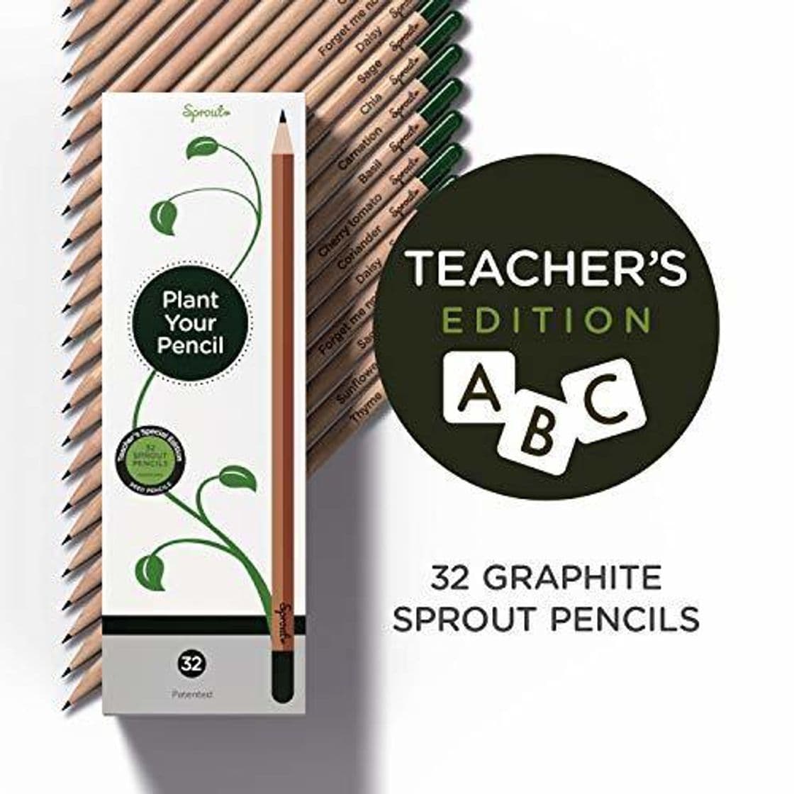 Lugar Edición especial para profesores: Lápices Sprout de grafito, con semillas cultivables, en