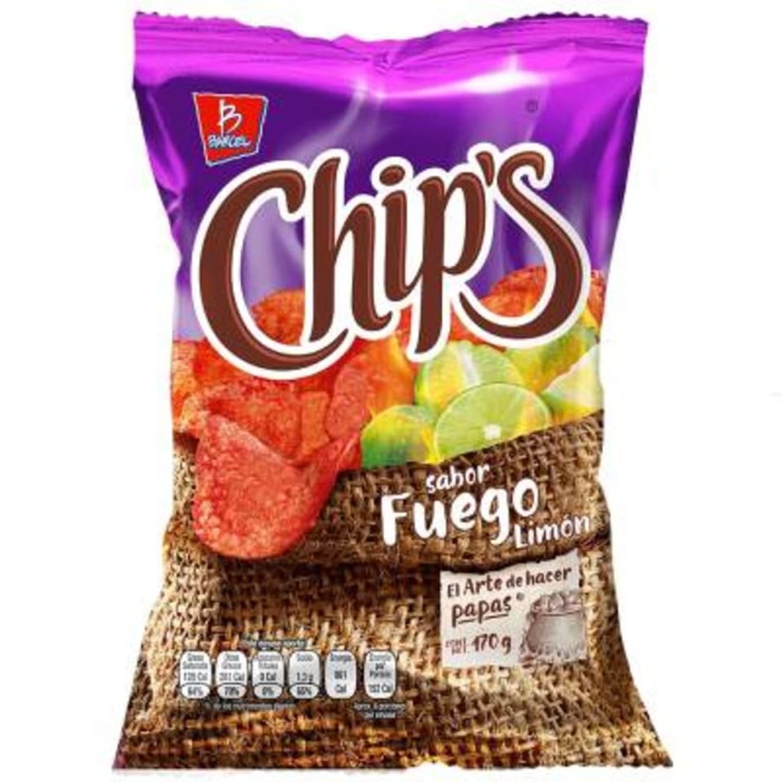 Fashion Papas Chip's sabor fuego 170 g | Walmart