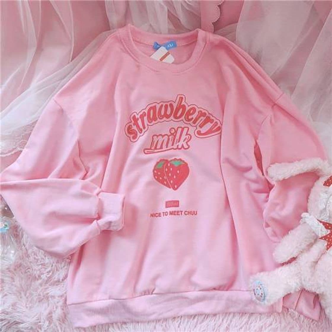 Moda 🍓Sudaderas rosa fresa🍓

