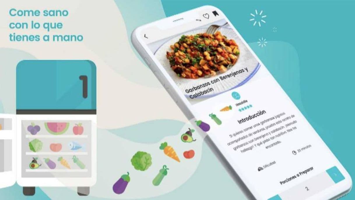 App Nooddle - Eat healthy with what's in your fridge. 