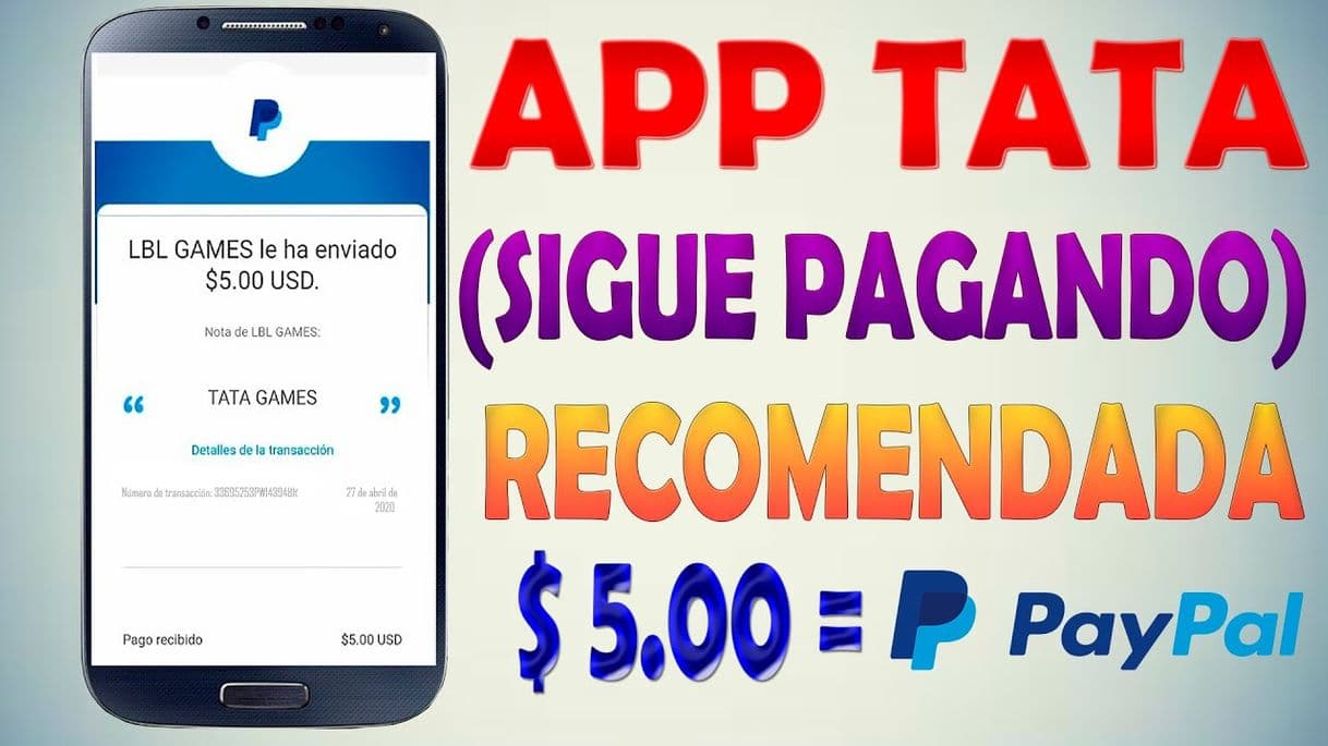 Fashion Tata app para ganar dinero a paypal COMPROBANTE DE PAGO ...