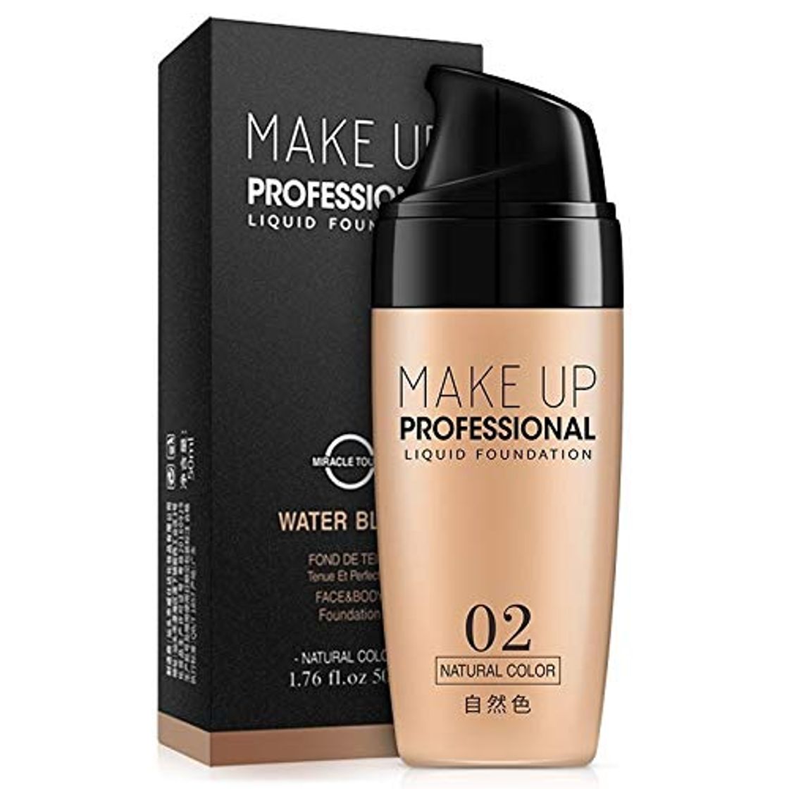 Moda ZUZU Crema De Base Facial Resistente Al Agua Corrector De Larga Duración Líquido Maquillaje Profesional Cobertura Completa Base Mate Maquillaje